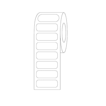 Globe Scientific Label Rolls, Cryo, 21x7mm, for 0.5mL Tubes, White, 1500PK LCR-21X7W